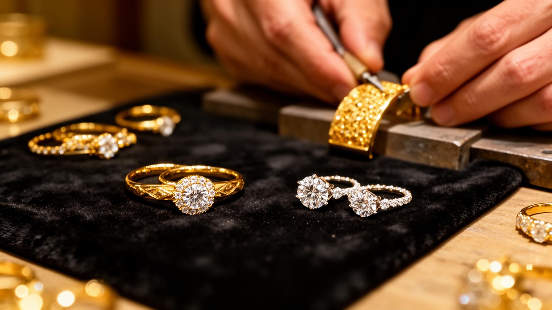 Joyería en Madrid — taller artesanal de Ángel Joyeros con joyas de oro y diamantes